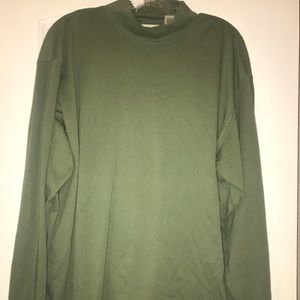 L.L. Bean mockneck long sleeve shirt